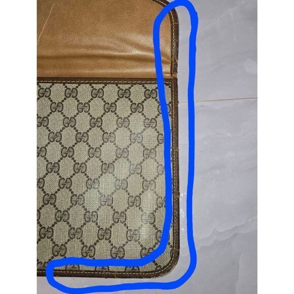 Vintage Gucci GG Logo Portfolio Pochette - Picture 11 of 12